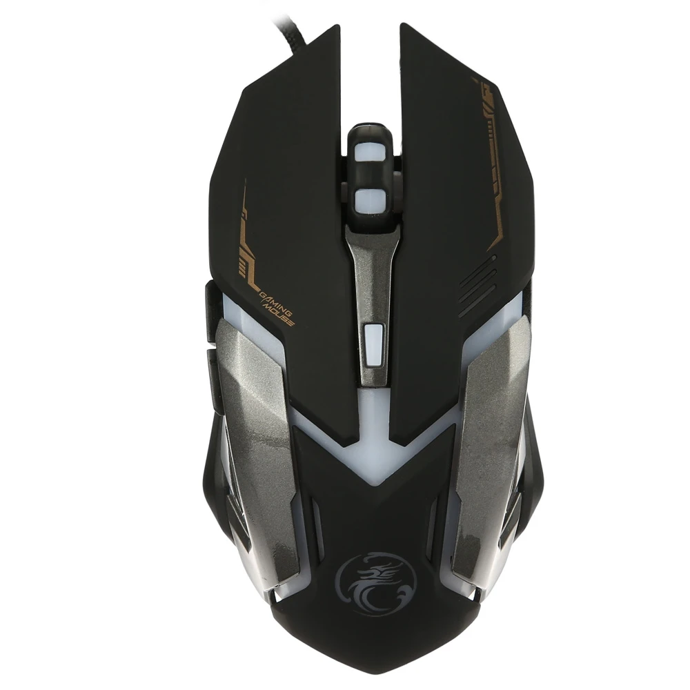 Проводная игровая мышь imice V6 USB оптическая 6 кнопок Настольная компьютерная