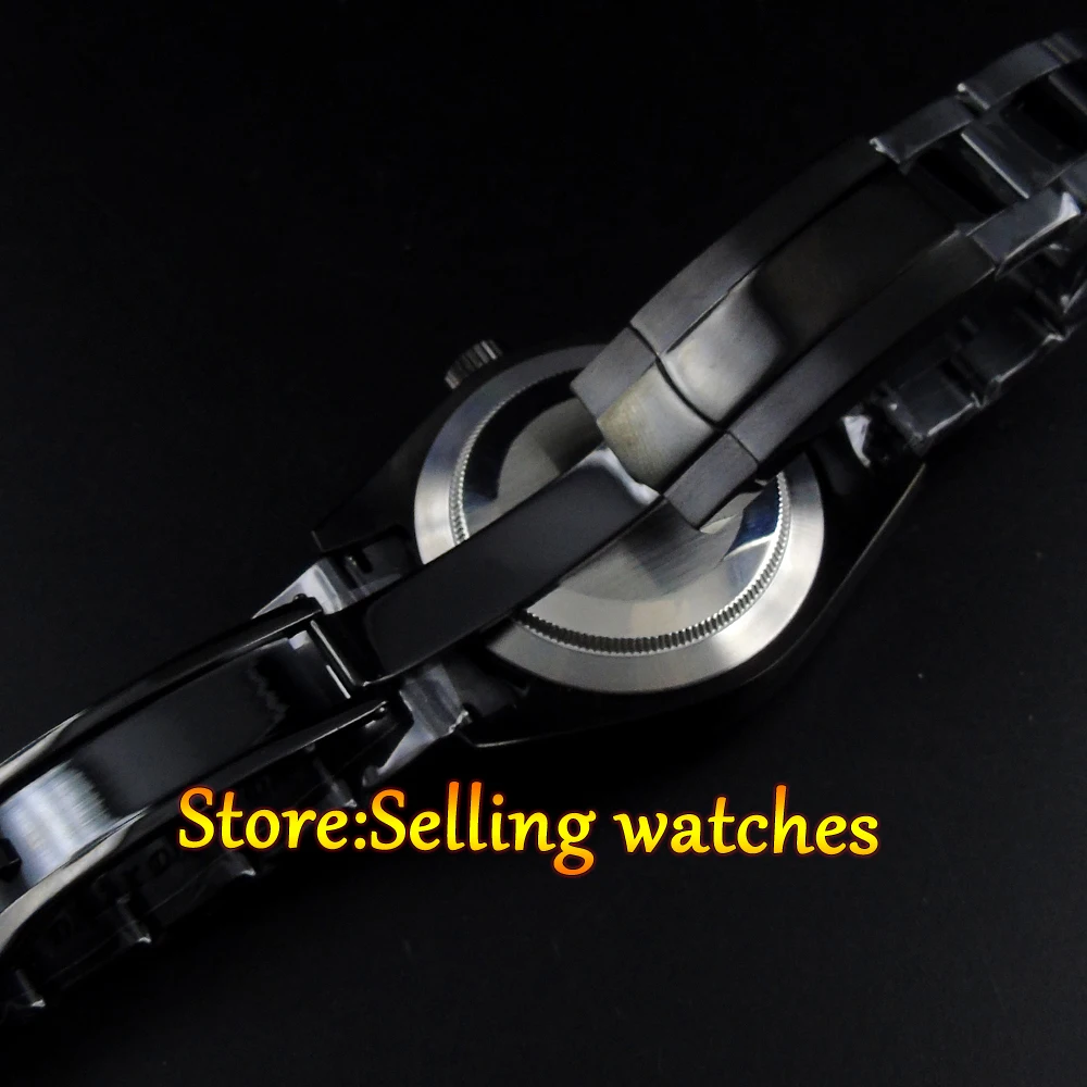Мужские автоматические часы MIYOTA с черным циферблатом 40 мм|watch automatic men|watch menwatch men |