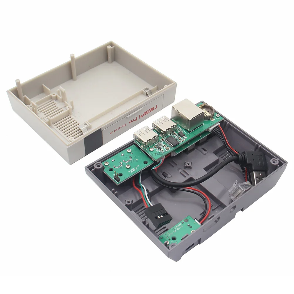 Новый чехол NESPi Pro с RTC Raspberry Pi 3 B + (Plus) NES FS Стильный вентилятором и радиаторами Model