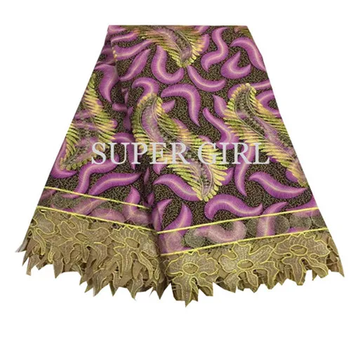 Последние Зеленый Африканский сухой Кружево Ткань Для мужчин или женщина хлопок