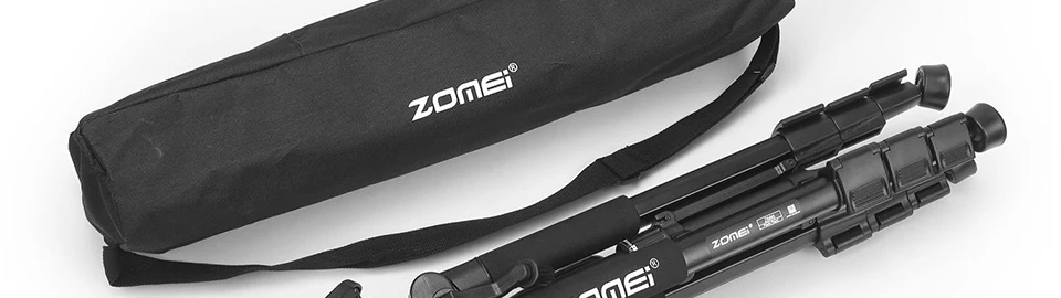 Zomei Z666 Профессиональный портативный алюминиевый штатив для путешествий аксессуары подставка с головкой для Canon Dslr камера s