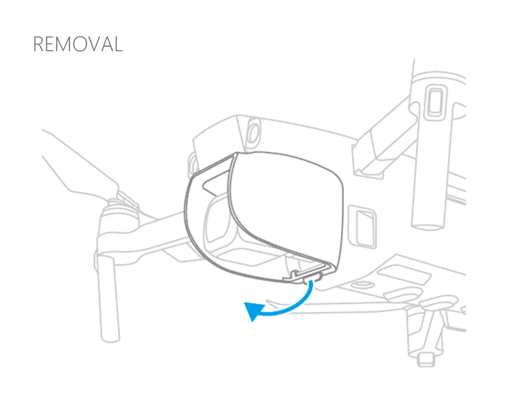 PGYTECH Mavic 2 камера Антибликовая Защитная крышка бленда для объектива Солнцезащитная Крышка для DJI MAVIC 2 PRO/ZOOM Drone аксессуары