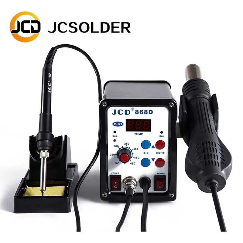 JCD качественная паяльная станция SMD 868D 2 в 1 горячего воздуха|Паяльные станции| |