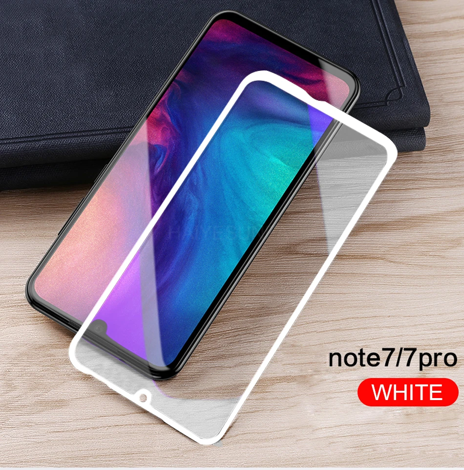 21D полное покрытие из закаленного стекла для Xiaomi Redmi Note 7 5 6 Pro Защита экрана для Xiaomi Redmi 7 6 6A защитное стекло