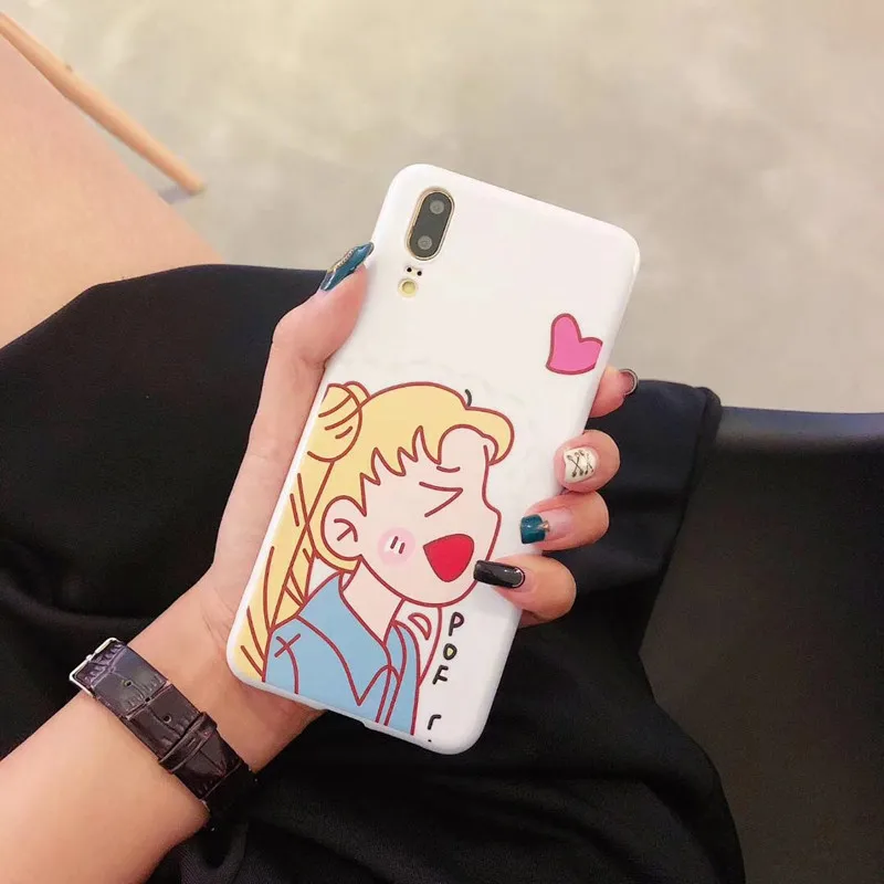 Япония Корейская кавайная морская Луна мягкий чехол для телефона iphone 6 6s 7 8 plus X XR XS