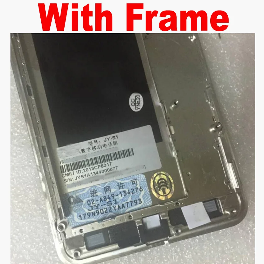 LTPro Wholesale High Quality JY-s1 LCD Display + Touch Screen Digitizer Assembly with frame For JIAYU S1 Phone Replacement Parts | Мобильные