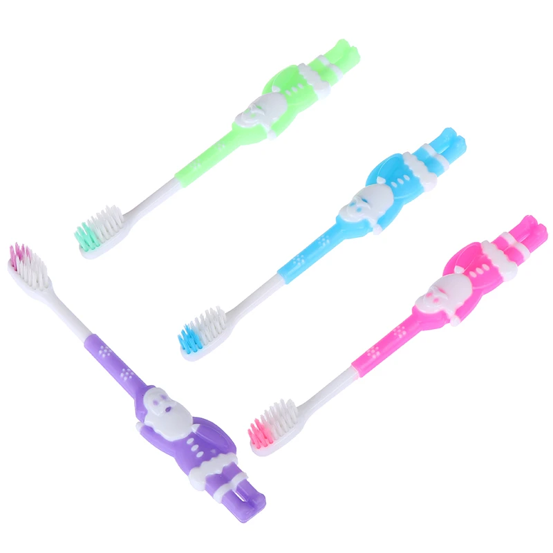 1 шт. Детская зубная щётка с мультяшным Санта Клаусом|Зубные щетки| |