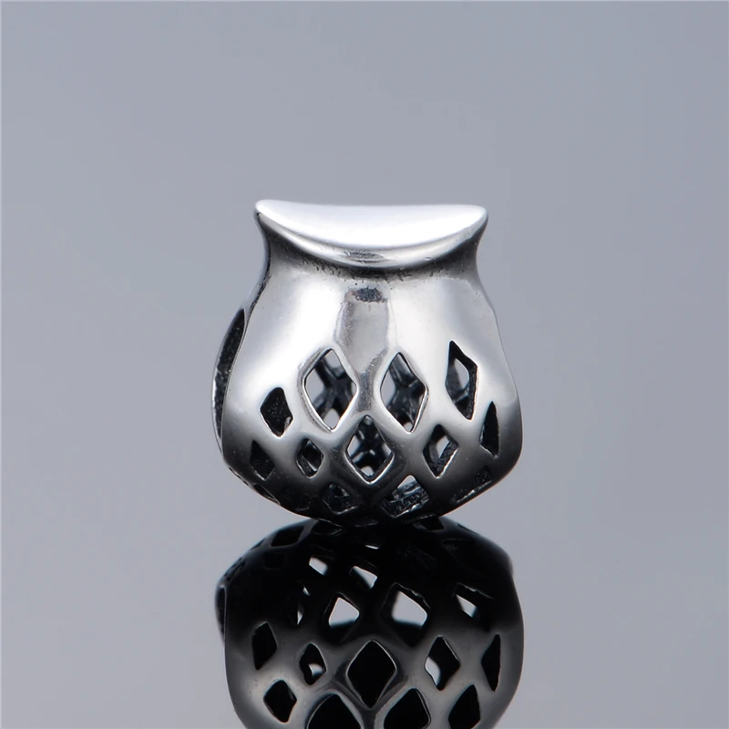 Стеклянные бусины Подвески синий кристалл 925 пробы серебро талисман ювелирное