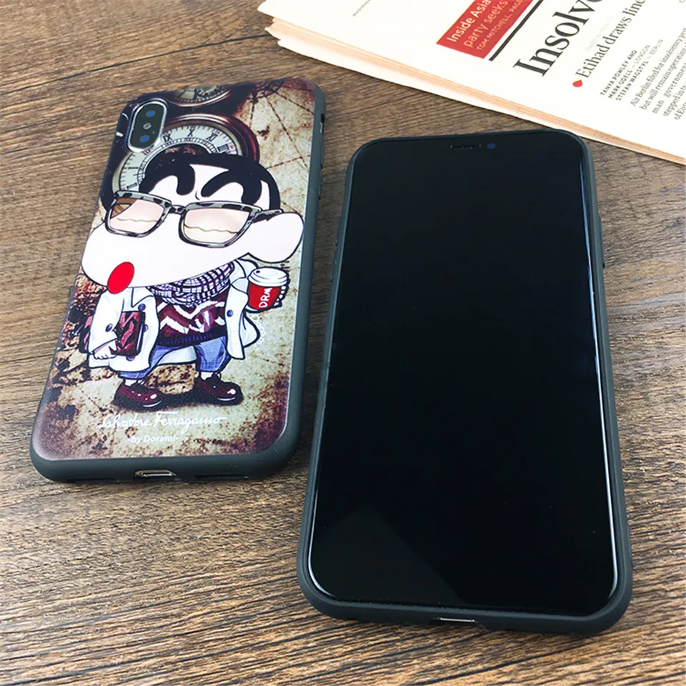 Высокое качество мультфильм чехол для iPhone 5 5S SE 6 7 8 10 шаблон любители телефон