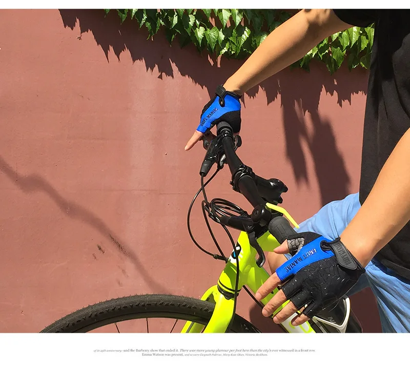 Велосипедные перчатки с полупальцами Gant Guantes, велосипедные перчатки MTB, гелевые, противоударные, дышащие, с пауком