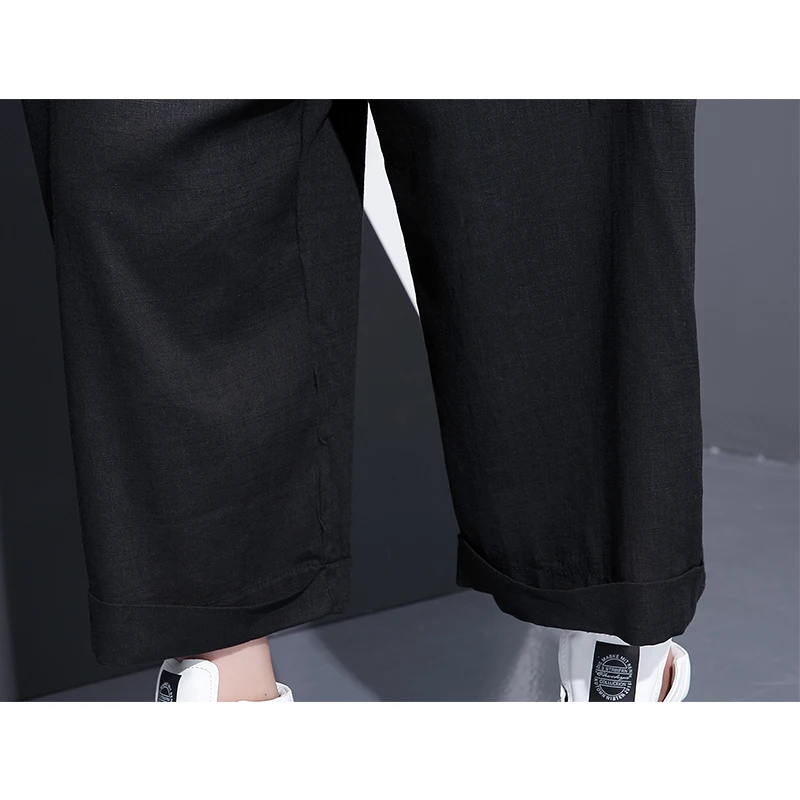 2017 новое прибытие лето женщины большой размер свободный Ремень брюки Английский