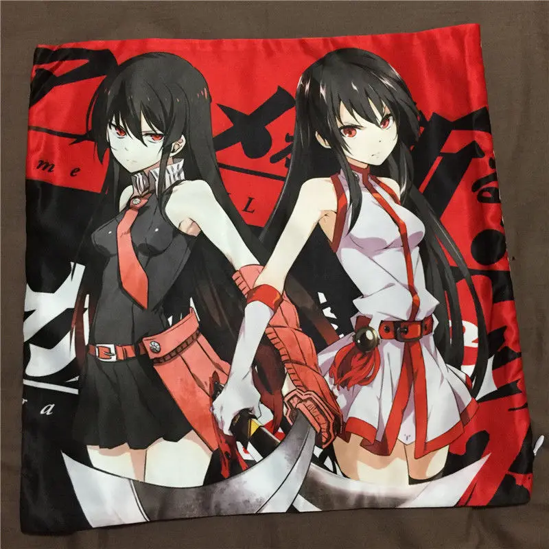 Akame Ga Kill Аниме Манга двухсторонняя подушка чехол s обнимающая Подушка Чехол для