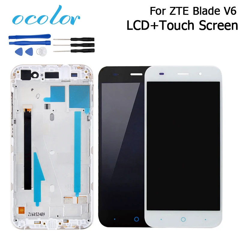 Ocolor для zte Blade V6 ЖК дисплей и сенсорный экран 100% хороший дигитайзер Замена с