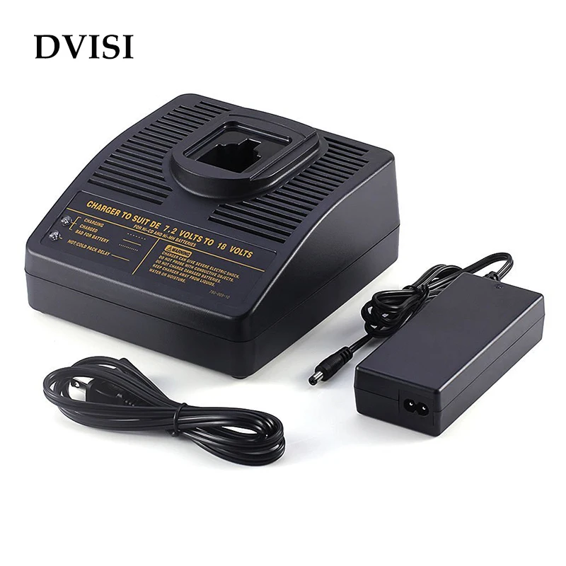 

Replacement Power Tools Drills Battery Charger for Dewalt Ni-CD Ni-Mh 7.2V to 18V Fits for DC9071 DC9091 DC9096 DW9062 DW9057