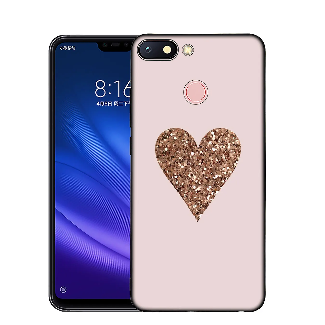IYICAO сердце любовь ананас Золотая Роза мягкий силиконовый чехол для Xiaomi mi 9 8 A2 Lite A1