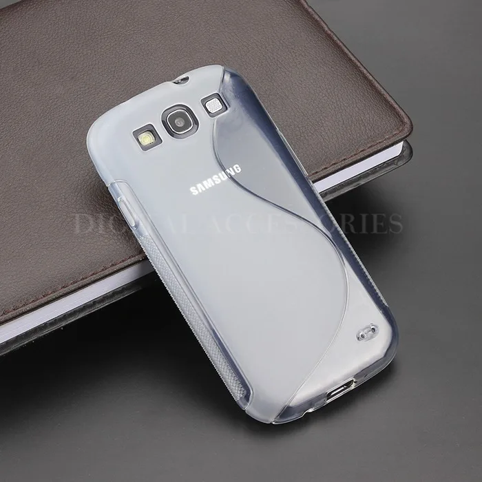 8 цветов S Line гелевый ТПУ тонкий мягкий Противоскользящий чехол-накладка для Samsung