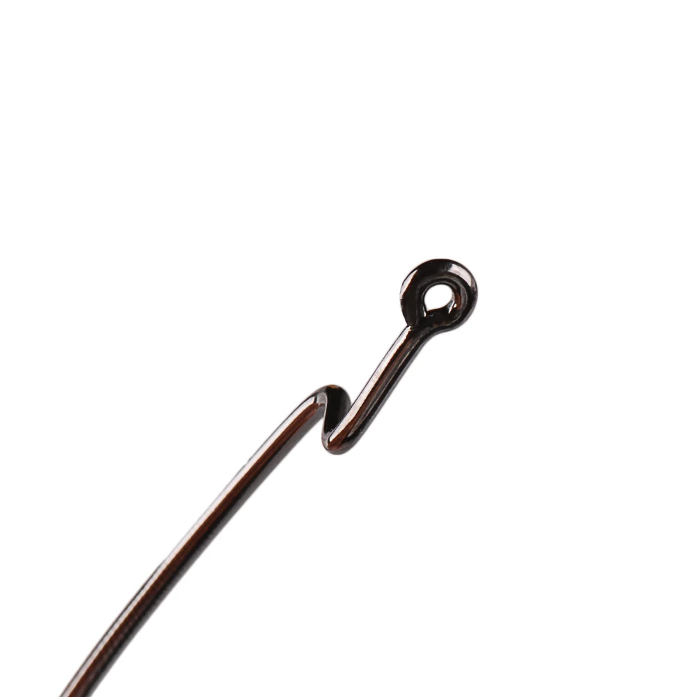 Смарт 10 шт. широкий живот кривошипно рыболовные крючки черные никелевый крюк для