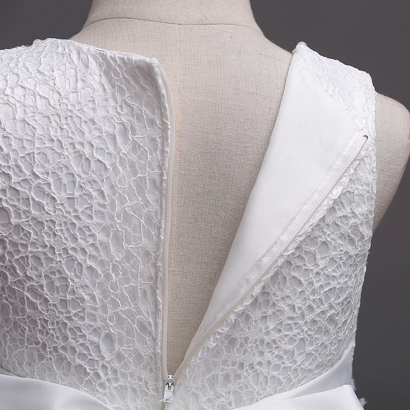 2017 Платье для девочек с цветочным узором 7 лет Наряды на свадебную вечеринку