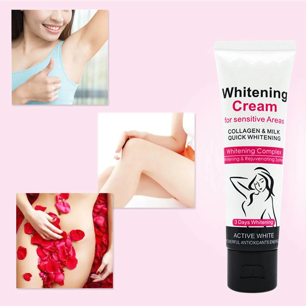 Эффективный женский отбеливающий подмышки крем для темной кожи отбеливания