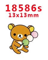 18586s 30 шт мультфильм персонаж плоское украшение из смолы PR 18570s - Цвет: 18586s