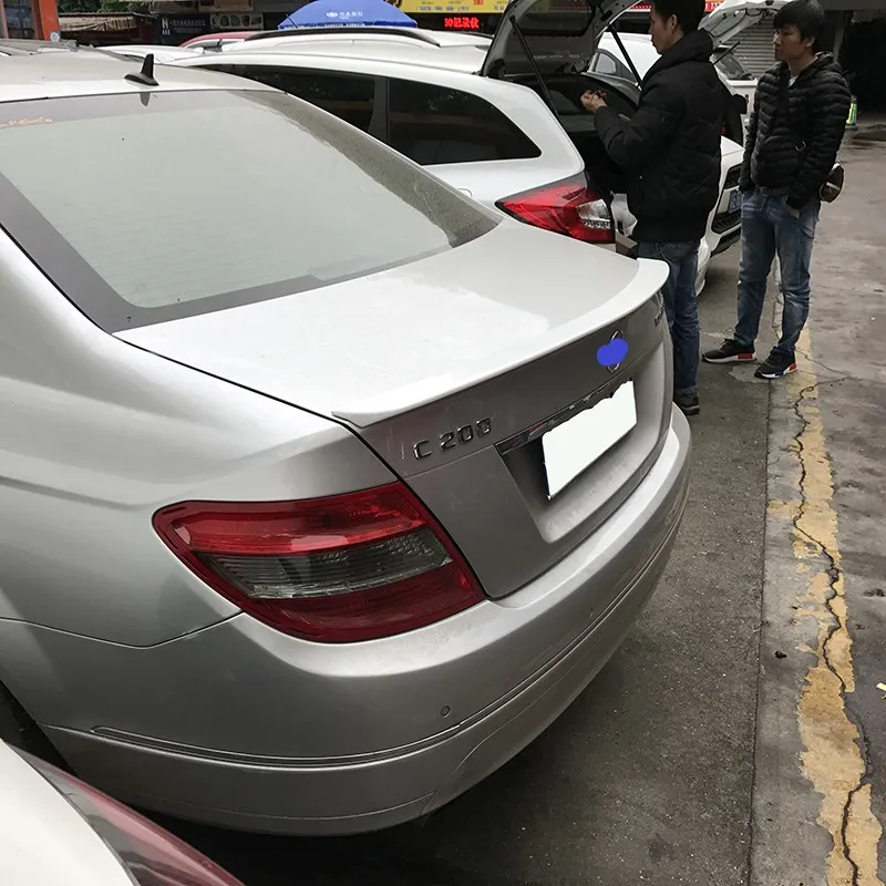 Автомобильные аксессуары Спойлер ABS Автомобильный задний спойлер для Benz W204 C180 C200