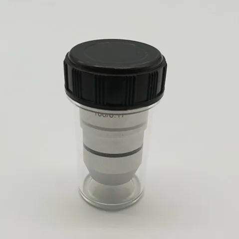Лучший CE микроскоп план цель 100X монтажный 4/5 ''x1/36'' винт 195 мм комплексный Биологический микроскоп Объективы