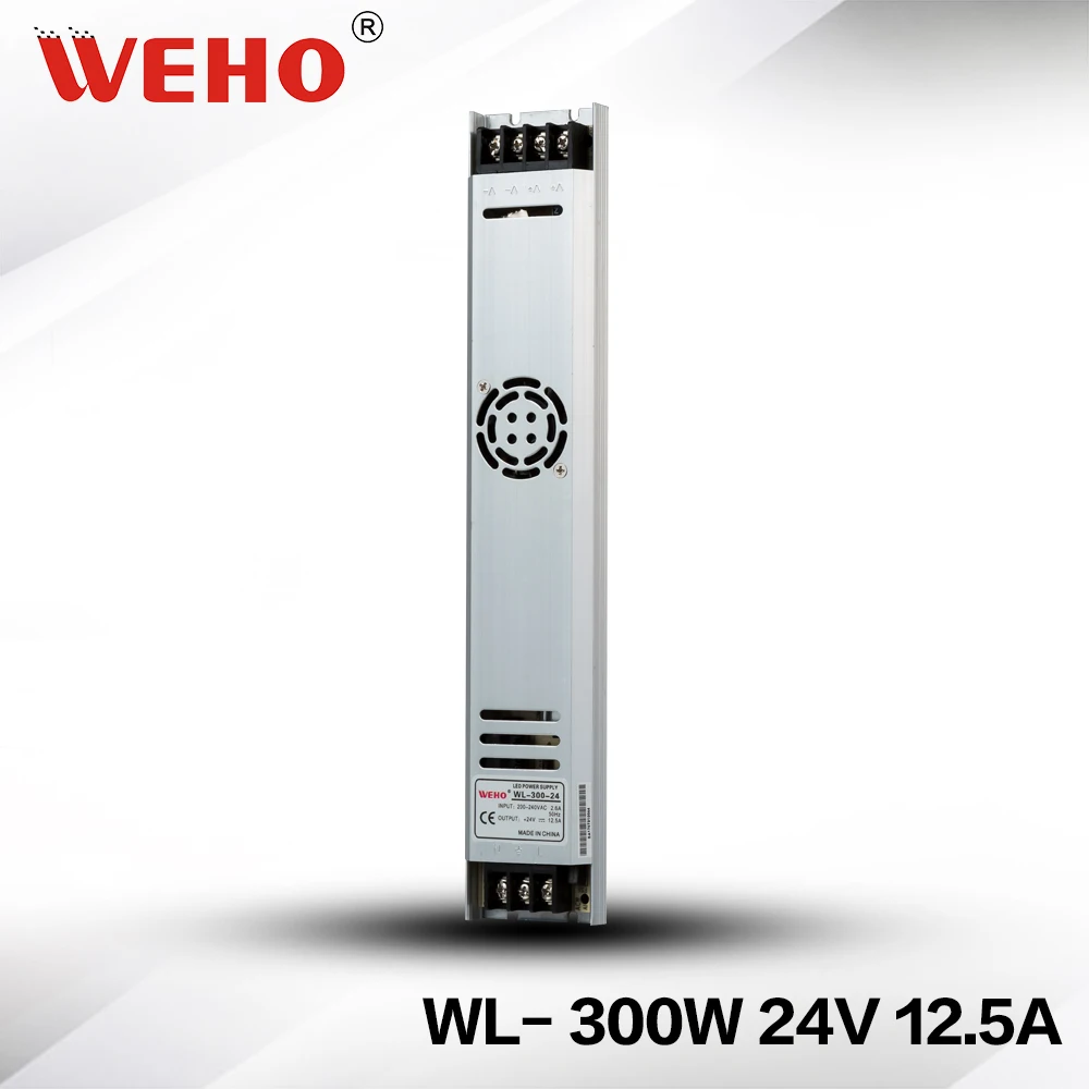 (WL 300 24)CE ROHS УТВЕРЖДЕНО WL 24 Ультратонкий Новый дизайн Вт В постоянного тока для