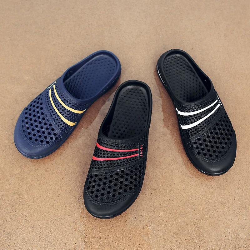 LoadingFunds EVA сабо мужские слипоны садовая обувь легкие пляжные сандалии для мужчин