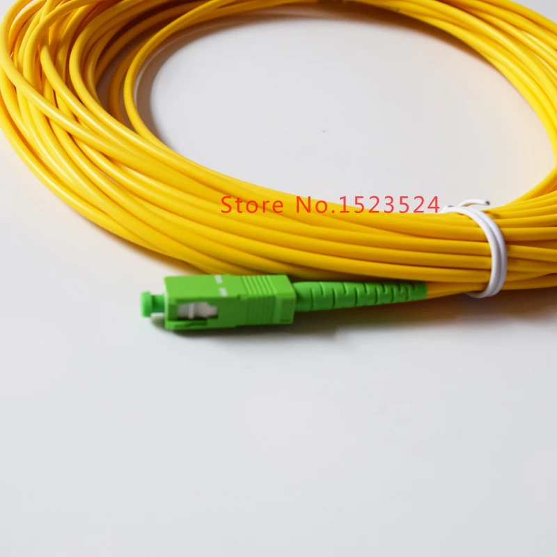 Бесплатная доставка SM SX PVC 3 мм 10 метров SC/APC Волоконно оптический соединительный