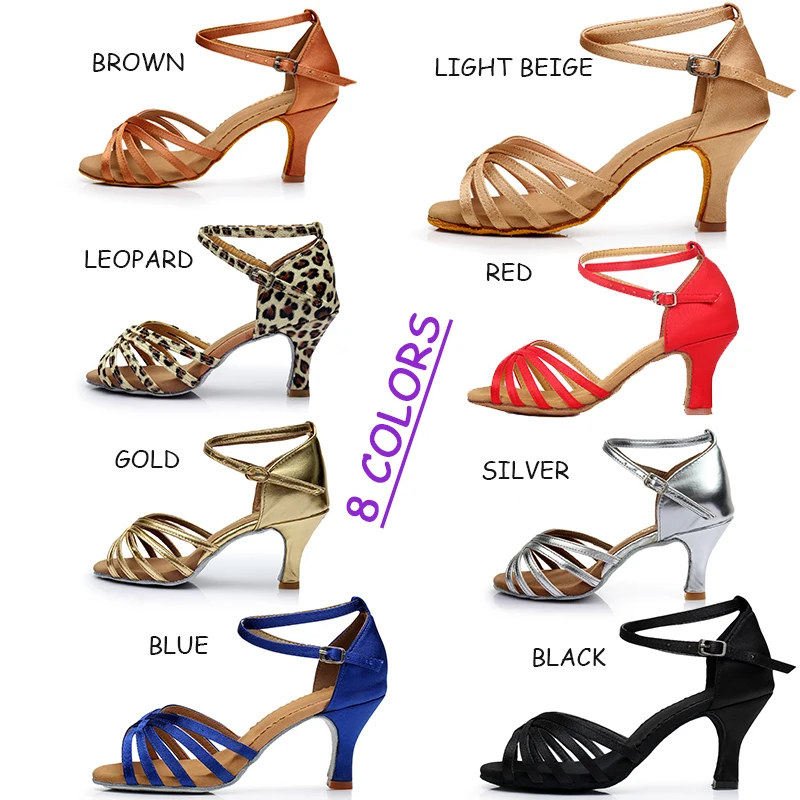 Alharbi/Женская обувь для латинских танцев сальсы Танцевальная на каблуке 5-7 см Zapatos