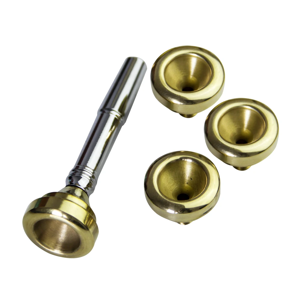 

MUKU Trumpet Accessories sliver color 1-1 2C 7C 5C 3C Trumpet Mouthpiece Mega Rich Tone Trumpet accessories