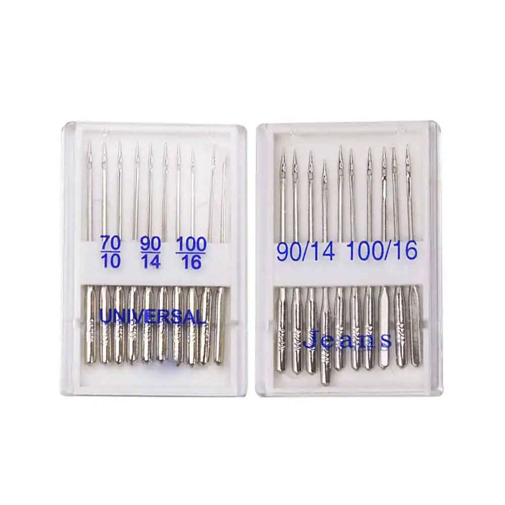 Иглы для бытовой швейной машины 70/10 90/14 100/16 70-80-90 DIY шариковая точка джинсы и общий швейный аксессуар инструмент - Цвет: NO4