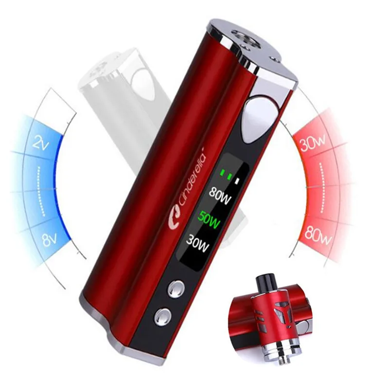 80 Вт Vape ручка огромная электронная сигарета коробка мод комплект 2200 мАч