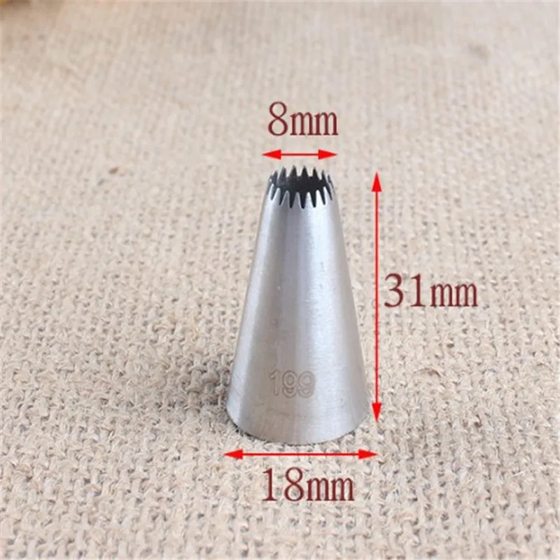 Насадки 4YANG 199 # для украшения тортов трубка из нержавеющей стали письма насадка