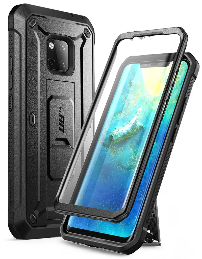 Black SUP чехол для huawei mate 20 Pro Чехол UB Pro сверхмощный полный корпус прочный защитный чехол со встроенной защитой экрана и подставкой - Цвет: Black