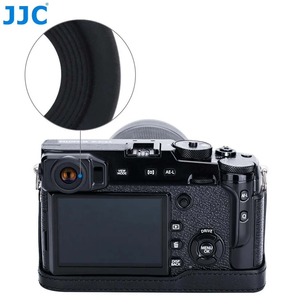 JJC 2 шт. Резина видоискатель протектор Мягкий наглазник для Fujifilm X-Pro2 Кубок глаз DSLR окуляра
