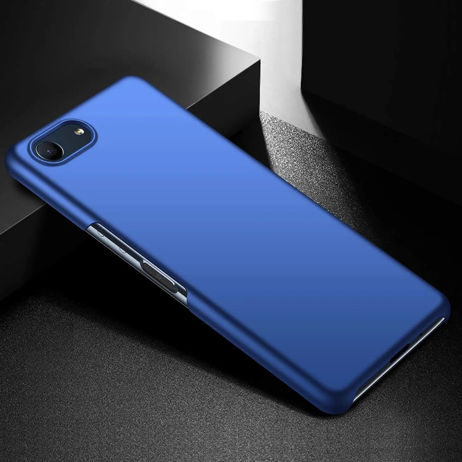Чехол для Sony Xperia Ace SO 02L Ультратонкий Жесткий задний из поликарбоната матовый