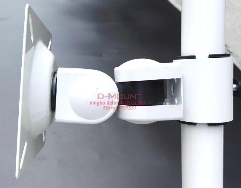 DL-AOC1L-D 1"-27" 2" регулируемая высота 10 кг металлическая основа двойной монитор настольная подставка двойной экран кронштейн для ЖК-дисплея