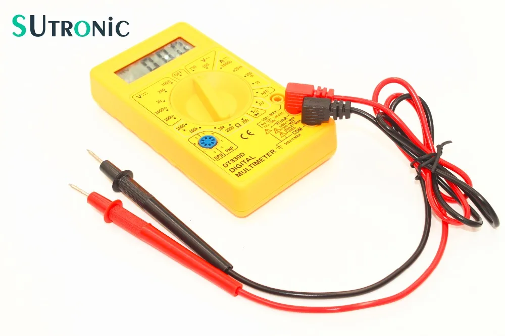 Цифровой мультиметр DT-830D Mini защита от перегрузки устройство для измерения