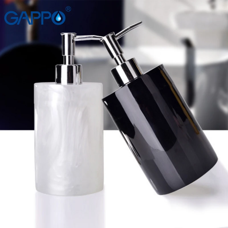 GAPPO liquid soap dispensers Bathroom Resin Hand Pump imported resin Bottle Bath accessories pumps | Обустройство дома