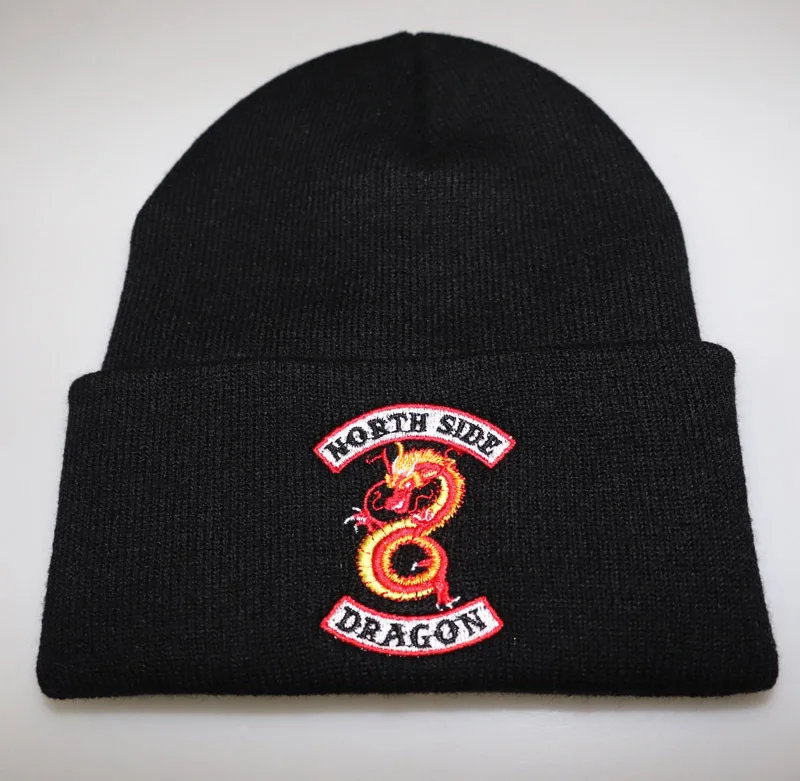 Взрослых ривердейл южная сторона змеи шляпы для косплея Beanie кепки Зимний вязаный