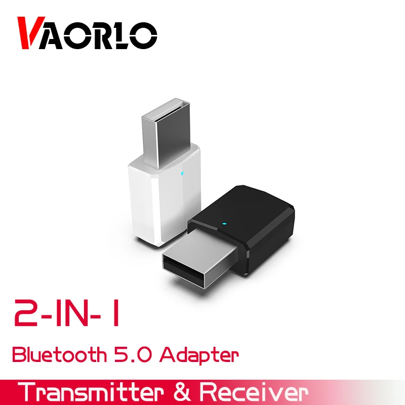 VAORLO USB Bluetooth адаптер 5,0 Bluetooth аудио передатчик приемник 3,5 мм AUX стерео музыка беспроводной адаптер для ТВ ПК автомобильный комплект