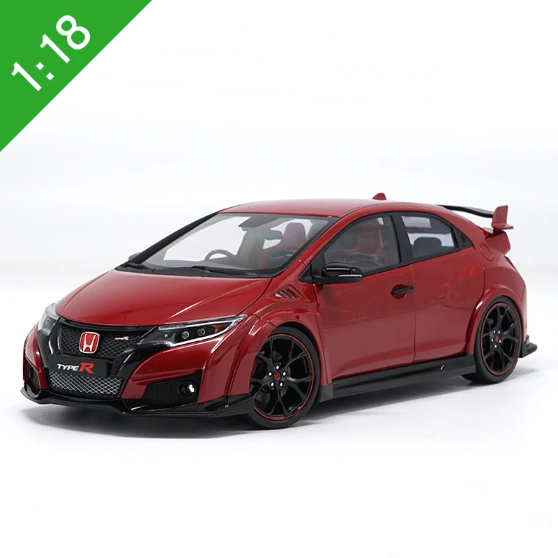 Новинка 1/18 Honda Ebbro Civic Type R литой Сплав модель автомобиля игрушки для детей