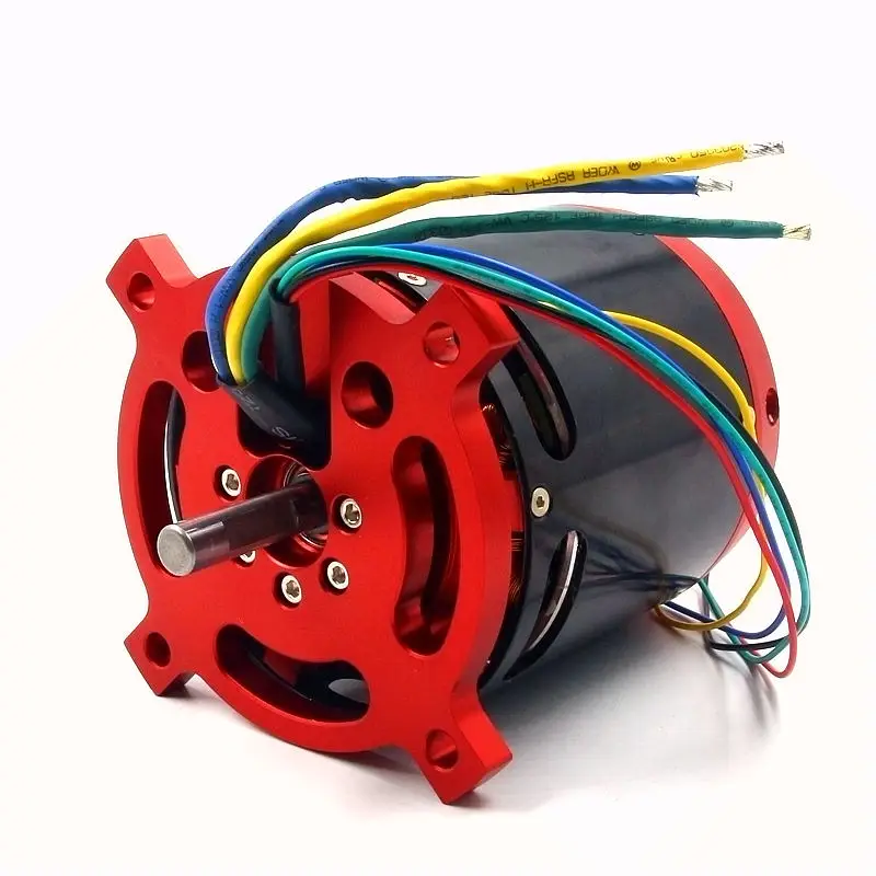 BLDC бесщеточный DC сенсорный двигатель 80100 outrunner CA80 30-70 в 8092 70кв с датчиком Холла для RC Хобби Электрический велосипед Скутер