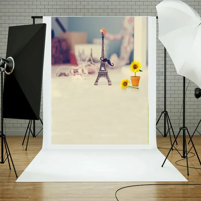 Новый миниатюрный фон для студийной фотосъемки с изображением башни|photo studio