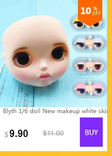 Blyth Joint мужской тела 1/6 кукла без наглазника короткие кудрявые волосы с челкой ледяной подходит для DIY