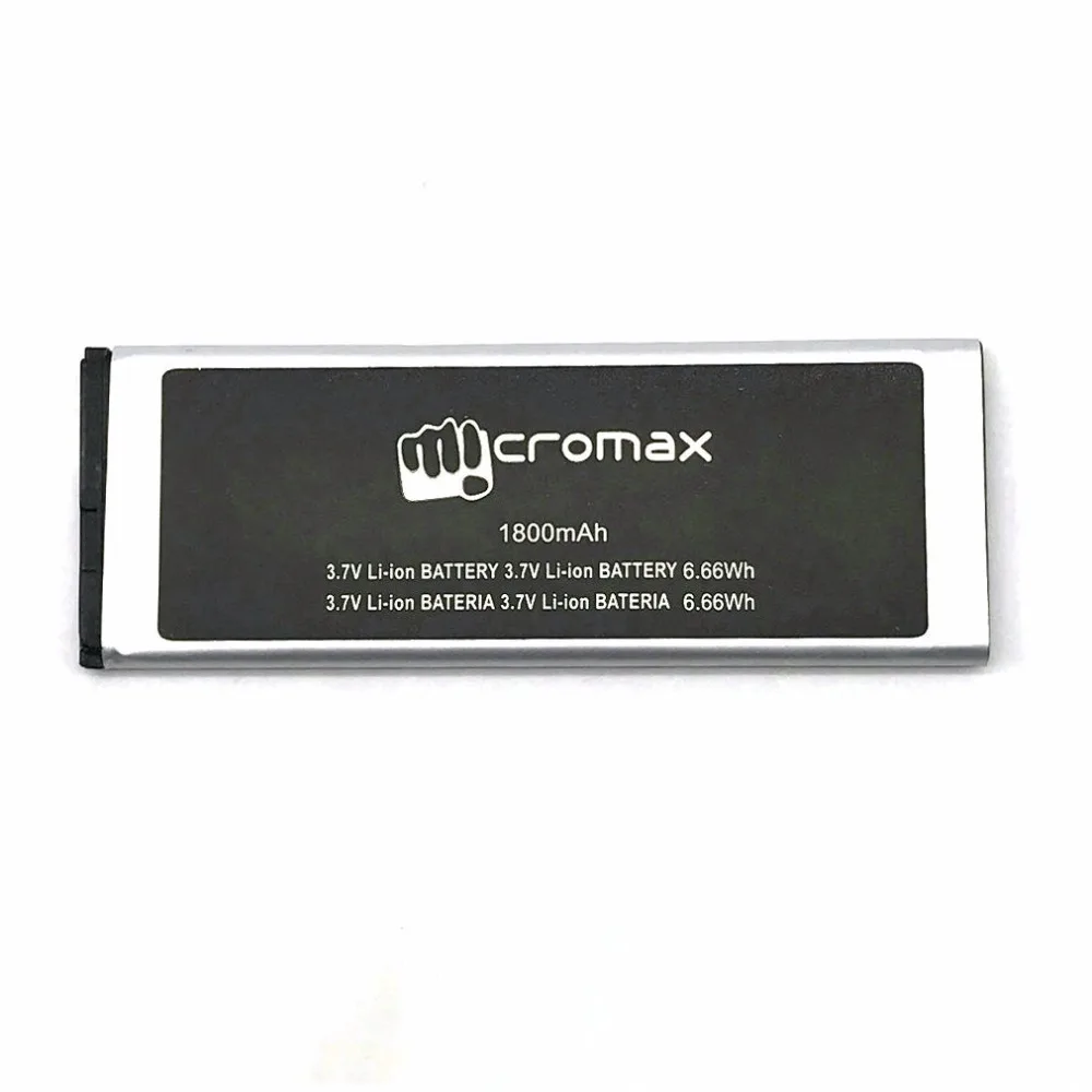 2 шт. 1800 мАч высококачественный аккумулятор для телефона Micromax Q301 + код