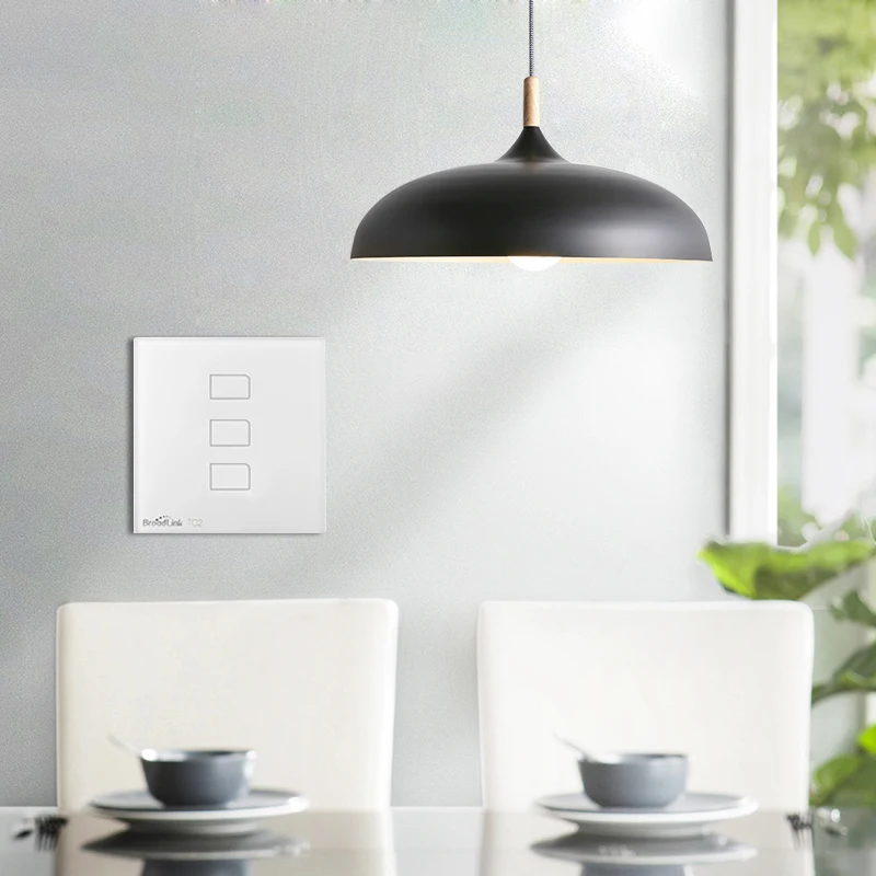 Broadlink TC2 3Gang ЕС США Великобритания сенсорный выключатель света беспроводной пульт