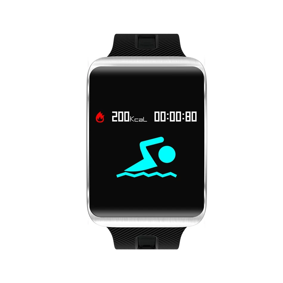2018 Smartwatch OLED Color Screen IP67 Waterproof Smart Watch Heart Rate Blood Pressure Monitor Fitness Sports Bracelet Fashion |