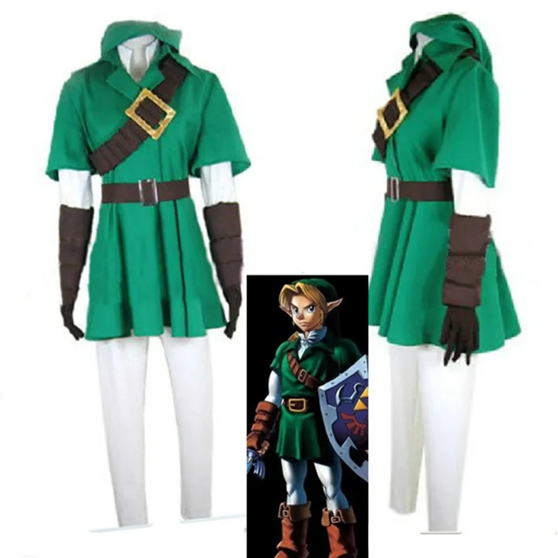 Легенда о Зельде косплей в Zelda Link костюмы на Хэллоуин карнавальный костюм боевая
